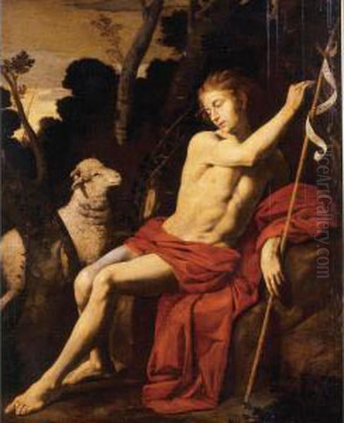 Saint John The Baptist Oil Painting by Hendrick Zomeren Van Somer