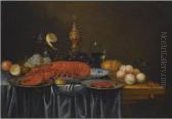 A Still Life Oil Painting by Joris Van Son