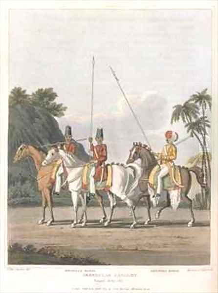 Irregular Cavalry Bengal Army Oil Painting by Fitzclarence, George Augustus