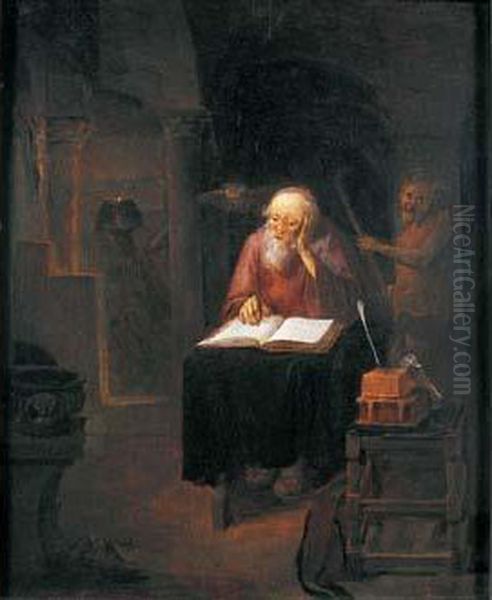 La Tentation De Saint Antoine Oil Painting by Jacob van Spreeuwen