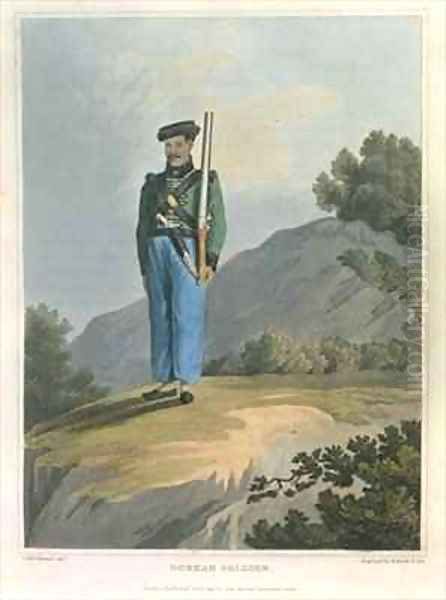 Gorkah Soldier Oil Painting by Fitzclarence, George Augustus