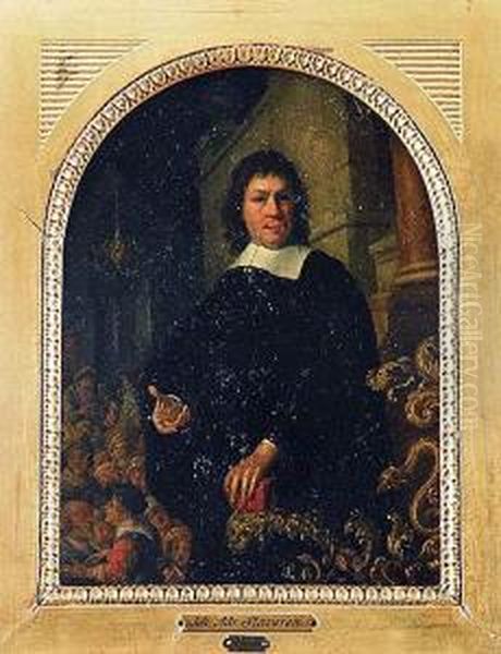 Retrato De Caballero Oil Painting by An Adriansz Van Staveren