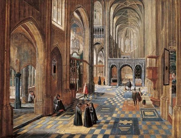 Kircheninterieur Oil Painting by Hendrick van, the Younger Steenwyck