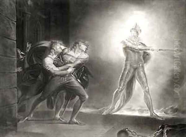 Hamlet Oil Painting by Fuseli, Henry (Fussli, Johann Heinrich)