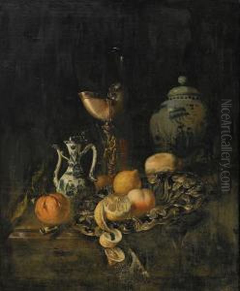 Stilleben Med Frukter Oil Painting by Juriaen van Streeck