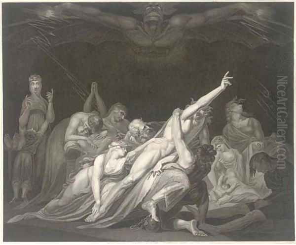 The Vision of the Lazar-House, by Moses Haughtton Oil Painting by Fuseli, Henry (Fussli, Johann Heinrich)