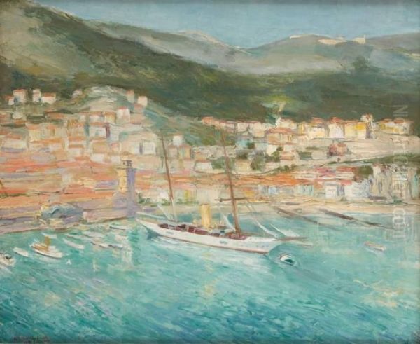 Vieux Monaco Oil Painting by Guillaume Van Strydonck