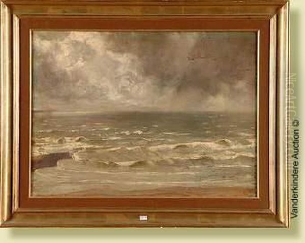 Bord De Mer Oil Painting by Guillaume Van Strydonck