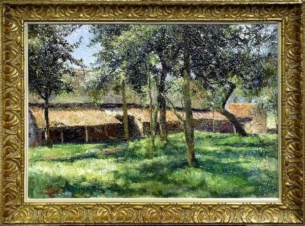 [ Ferme A Weert] Oil Painting by Guillaume Van Strydonck