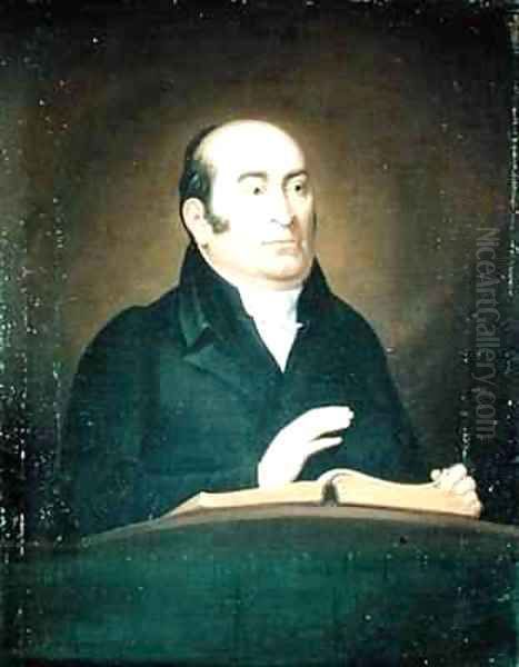 Robert Hall 1764-1831 Oil Painting by J. Flowers