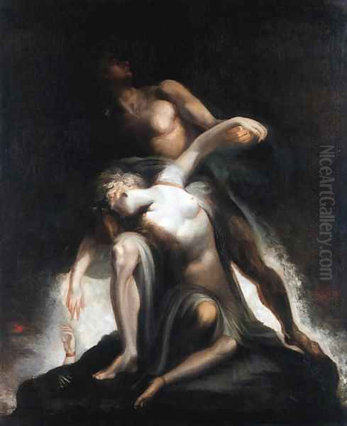 The Vision of the Deluge Oil Painting by Johann Heinrich Fussli