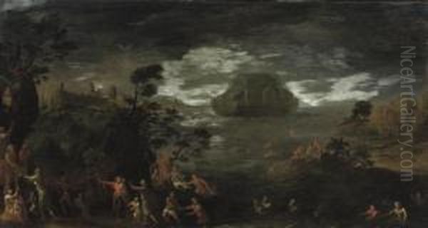 The Flood Oil Painting by Frederik van Valkenborch