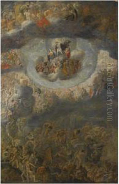 The Last Judgement Oil Painting by Otto van Veen