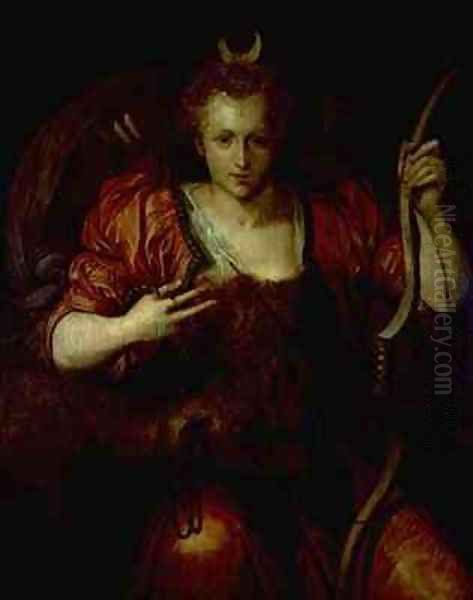 Diana Oil Painting by Frans Floris