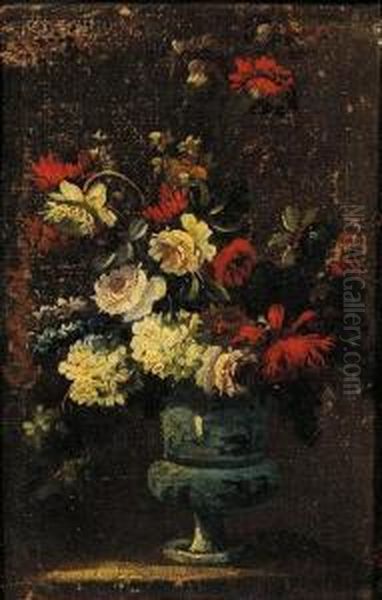 Flowers Oil Painting by Nicolas Van Veerendael