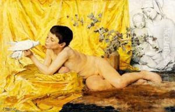 L'innocence Oil Painting by Gustave Vanaise