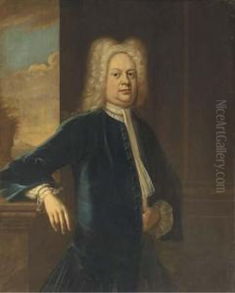 Portrait Of Thomas Frederick Oil Painting by John Vanderbank