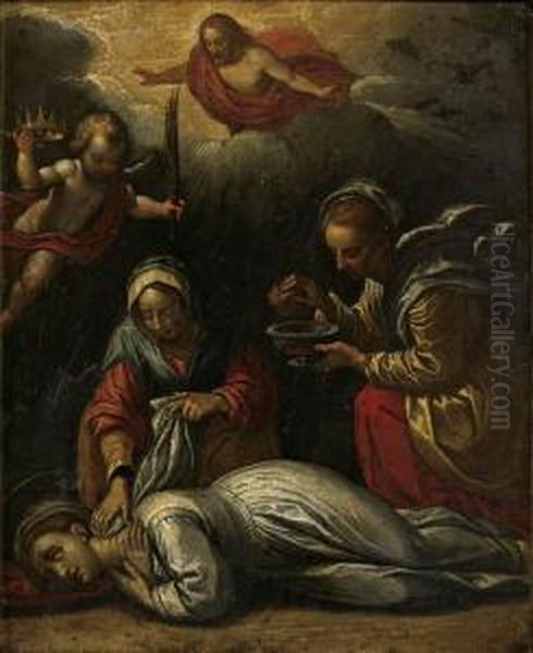 La Mort De Sainte Cecile Oil Painting by Francesco Vanni