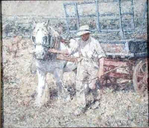 The Ploughman Oil Painting by Harry Fidler