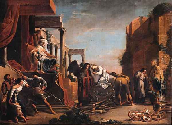 The Sacrifice of Iphigeneia Oil Painting by Domenico Fetti