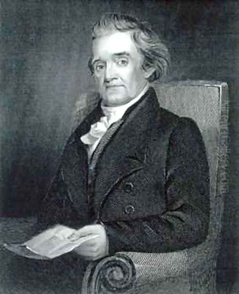 Noah Webster 1758-1843 Oil Painting by Flagg, Jared Bradley