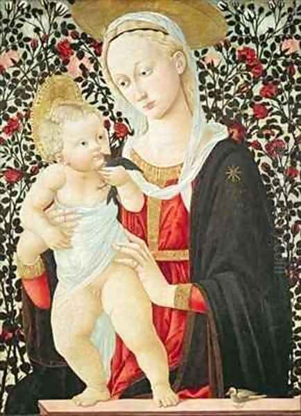 Madonna of the Roses Oil Painting by Pier Francesco Fiorentino