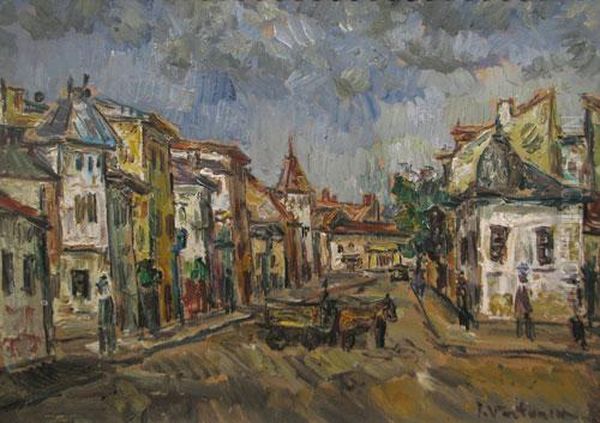 Peisaj Urban Oil Painting by Partog Vartanian