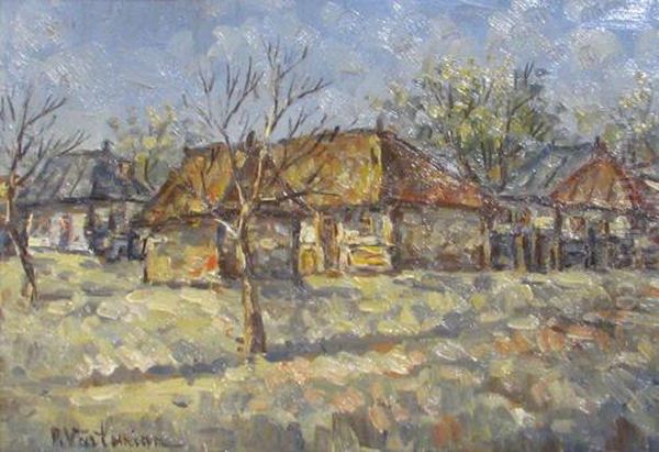 Rural Landscape Oil Painting by Partog Vartanian