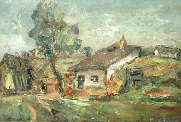 Rural Landscape Oil Painting by Partog Vartanian