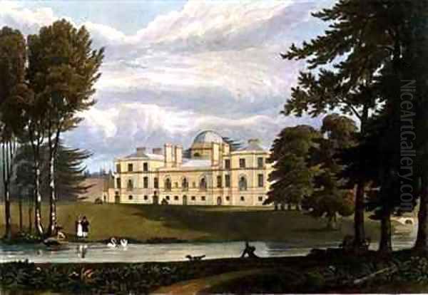 Chiswick House Oil Painting by A. V. Copley Fielding