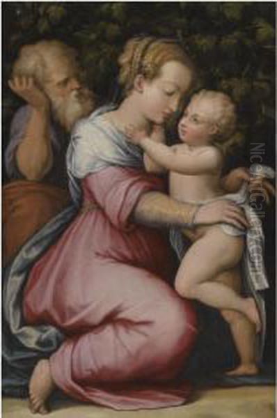 The Holy Family Oil Painting by Giorgio Vasari