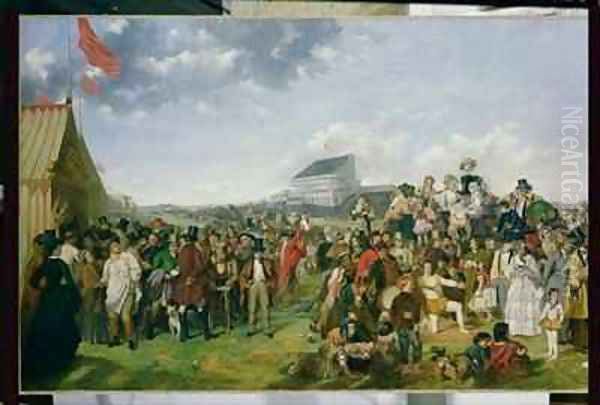 Derby Day Oil Painting by William Powell Frith