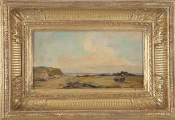 Bretonische Kustenlandschaft Oil Painting by Ernest Vauthrin