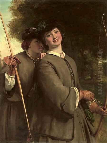 The archers Oil Painting by William Powell Frith