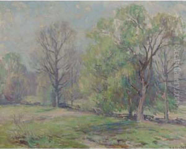 Dress Of Spring Oil Painting by John William, Will Vawter