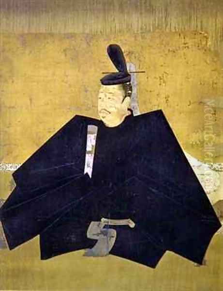 Taira no Shigemori Oil Painting by Takanobu Fujiwara