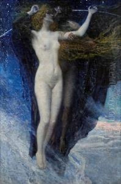 A Retrieval Oil Painting by Eduard Veith