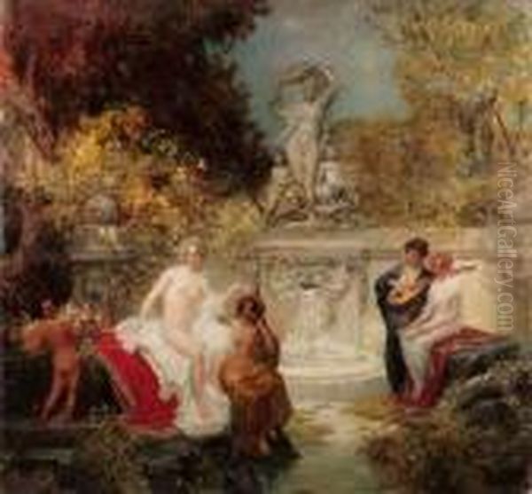 Il Bagno Oil Painting by Eduard Veith