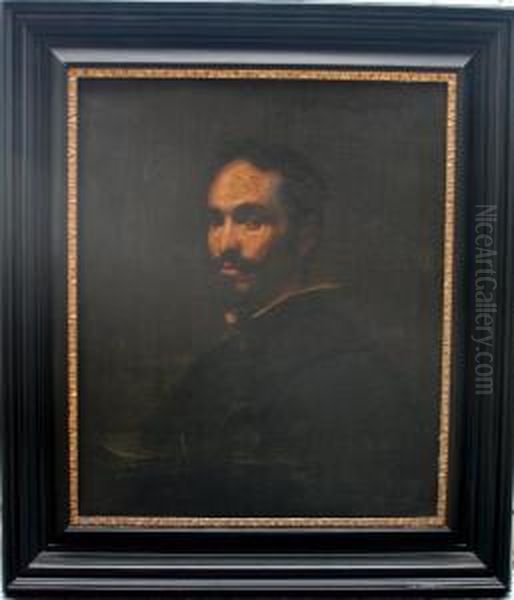 Portrait Of A Man Oil Painting by Diego Rodriguez de Silva y Velazquez