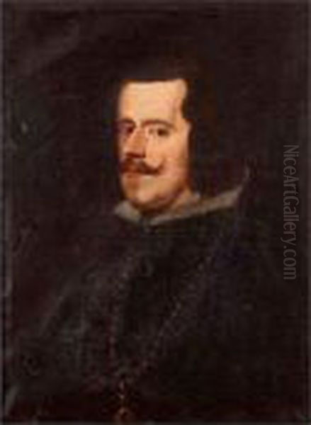 Ritratto Maschile (filippo Iv Di Spagna) Oil Painting by Diego Rodriguez de Silva y Velazquez