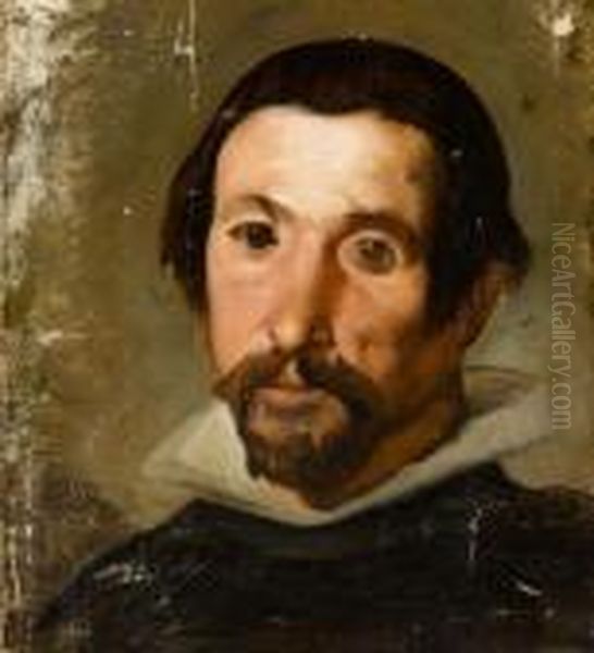 Portrait Of A Man Oil Painting by Diego Rodriguez de Silva y Velazquez