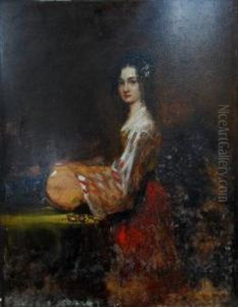 Unfinished Study Of A Young
Woman Oil Painting by Diego Rodriguez de Silva y Velazquez