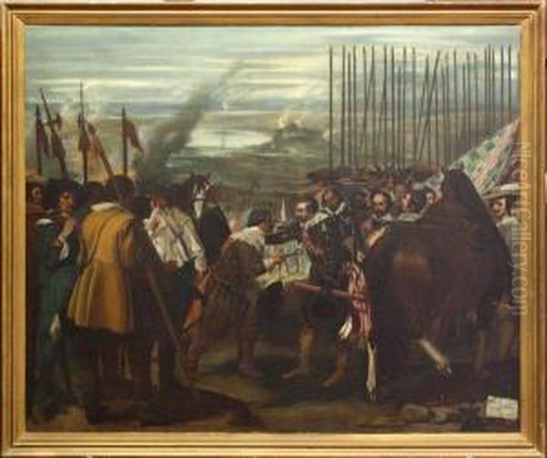 The Surrender Of Breda Oil Painting by Diego Rodriguez de Silva y Velazquez