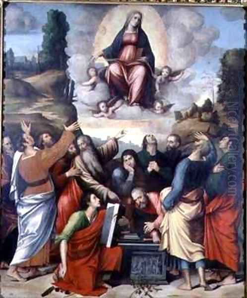 Assumption of the Virgin by Giacomo & Giulio Francia