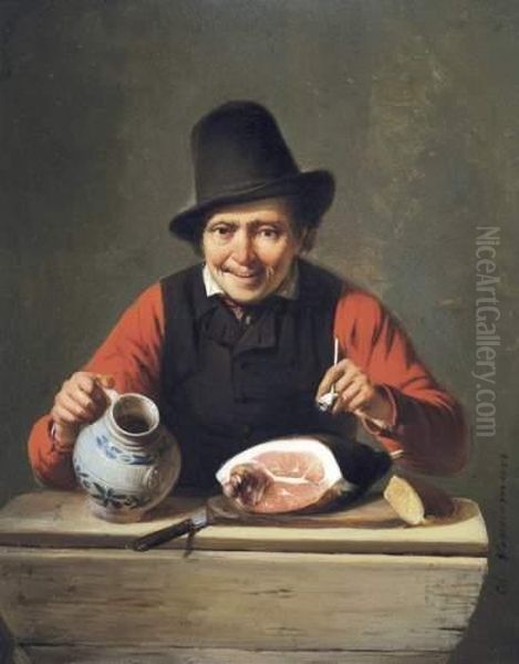 De Fijnproever Oil Painting by Camille Vennemann