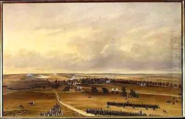 The Battle of Champaubert Oil Painting by Jean Antoine Simeon Fort