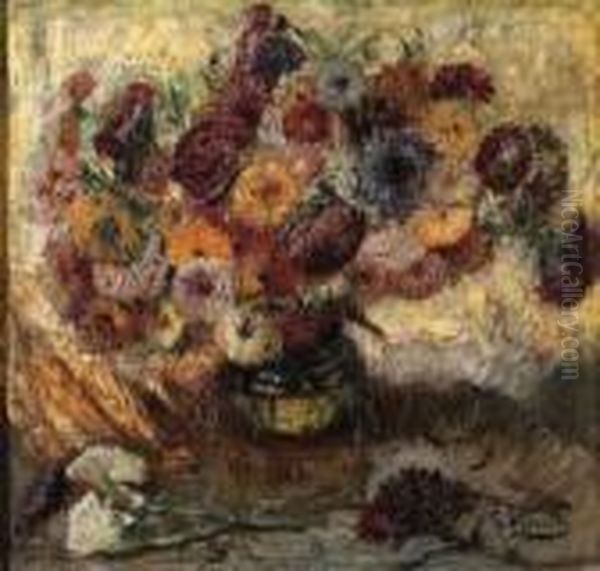 Fiori Oil Painting by Giulio Romano Vercelli