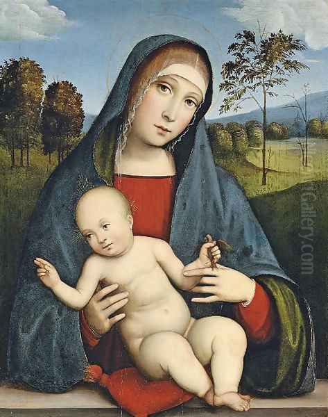 The Madonna and Child Oil Painting by Francesco Francia