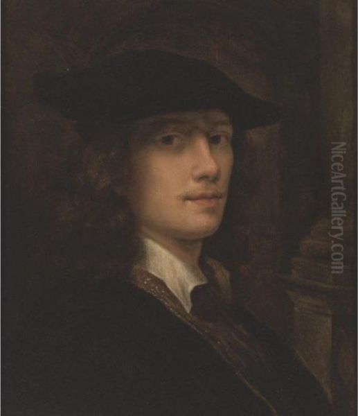 Portrait Of A Gentleman Oil Painting by Pieter Harmensz Verelst