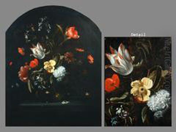 Blumenstilleben In Vase Oil Painting by Pieter Harmensz Verelst